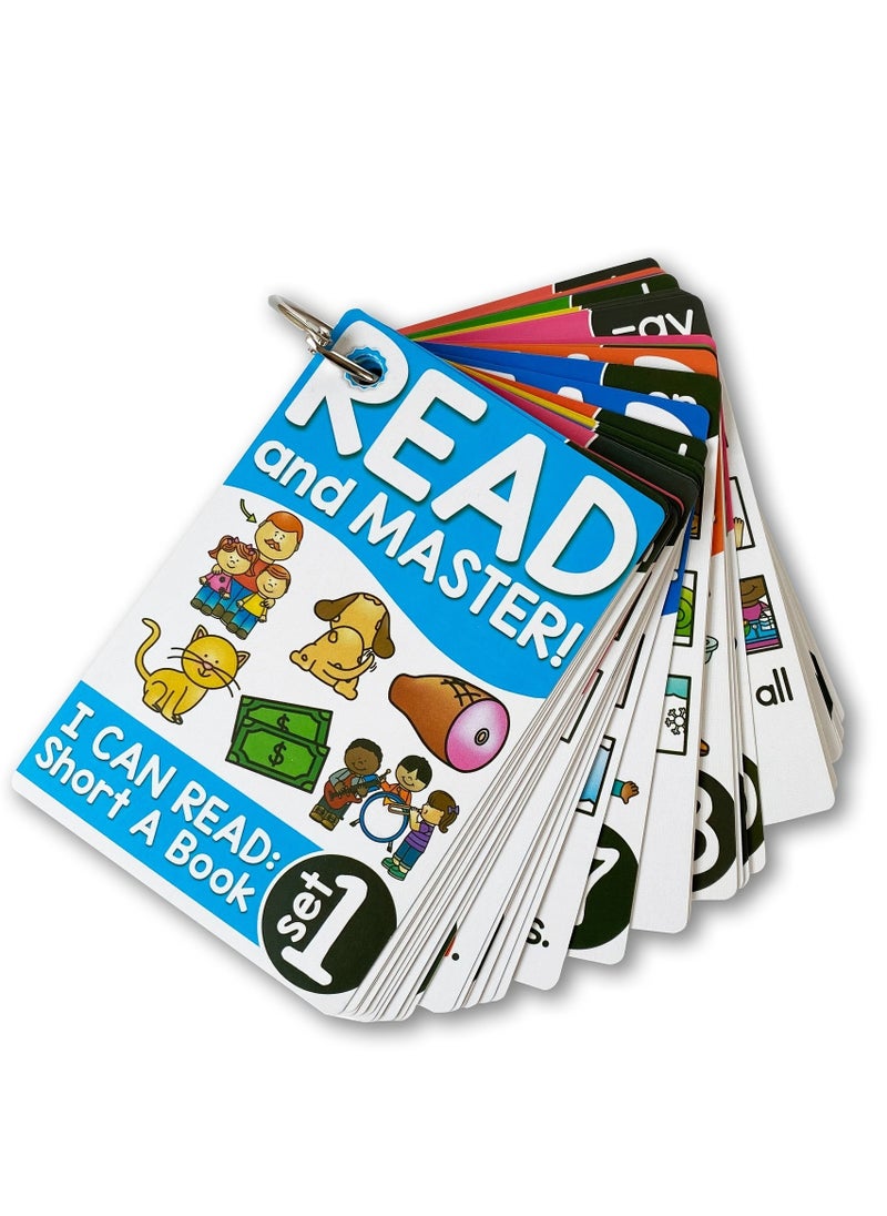 RedMapleTEK - Set of 112 Sets of 67 Waterproof English Practice Cards, Natural Phonemic And Click-To-Read Learning Tools - Image 1