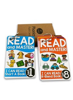 RedMapleTEK Set of 112 Sets of 67 Waterproof English Practice Cards, Natural Phonemic And Click-To-Read Learning Tools  - Image 1