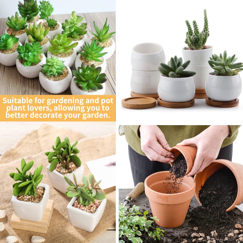 Bivethoi 100pcs Plant Pot Mesh Hole Cover Bonsai Drainage Mesh Insert, Flower Pot Hole Mesh Pad Bottom Grid Mat, Round Mesh Screen Pot Bottom Gasket for Garden Prevent Soil Loss (1.8" / 45mm, Black) - Image 3
