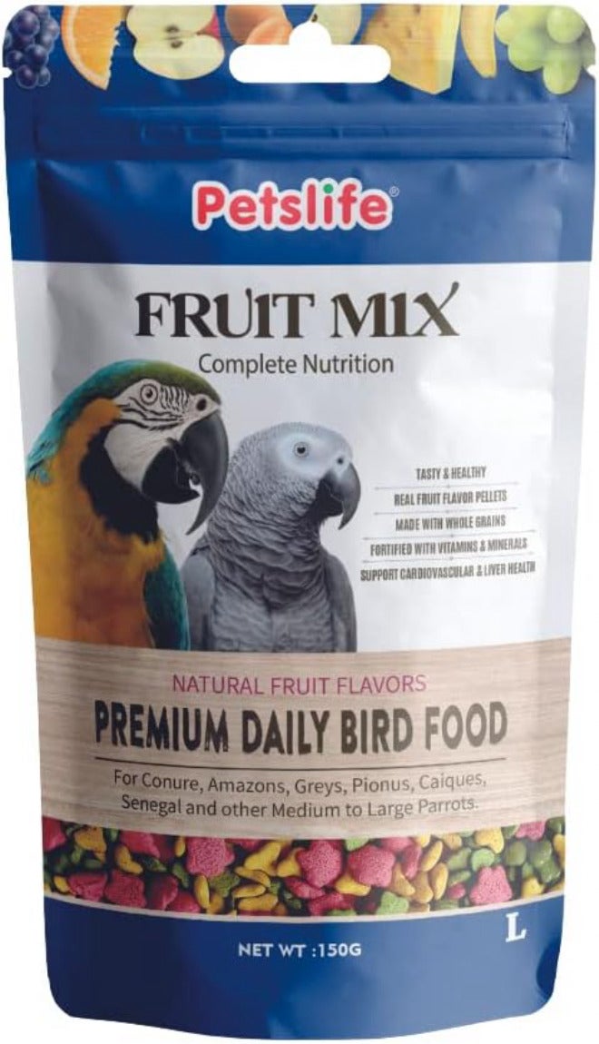 Petslife Fruit Mix Large Bird Food, 150 g - Image 1
