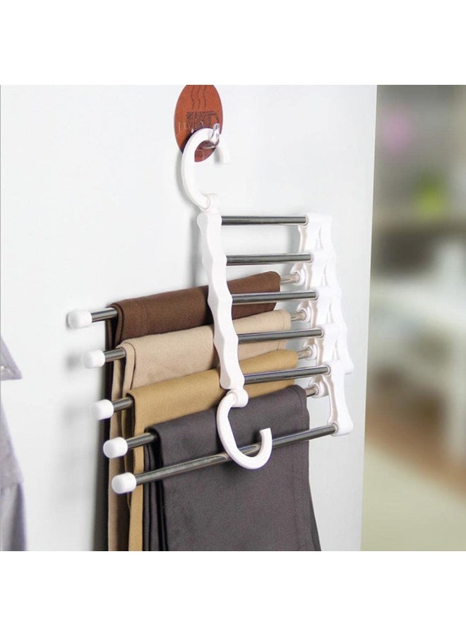 هوم بوكس علاقة بنطال متعددة الطبقات – منظم ملابس موفر للمساحة - Image 5