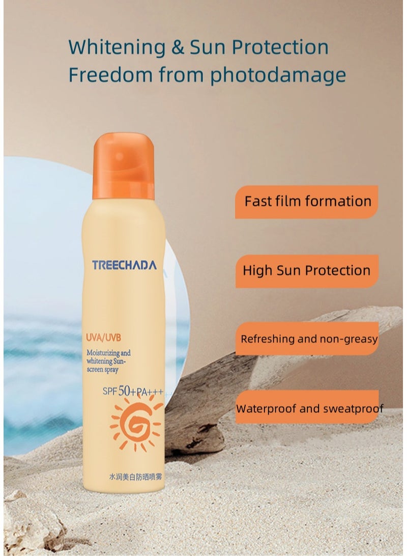 Generic Ultra High Protection Spray Spf 50+, Moisturizing Sunscreen Spray, Sensitive Skin Face and Body Prevent Ultraviolet Damage to The Skin Suitable for Men and Women In Summer.  - Image 3