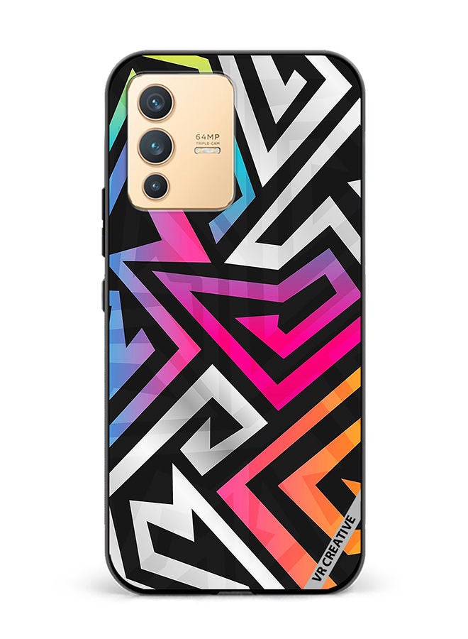 VR CREATIVE Protective Case Cover For Vivo V23 5G Design Multicolour - Image 1