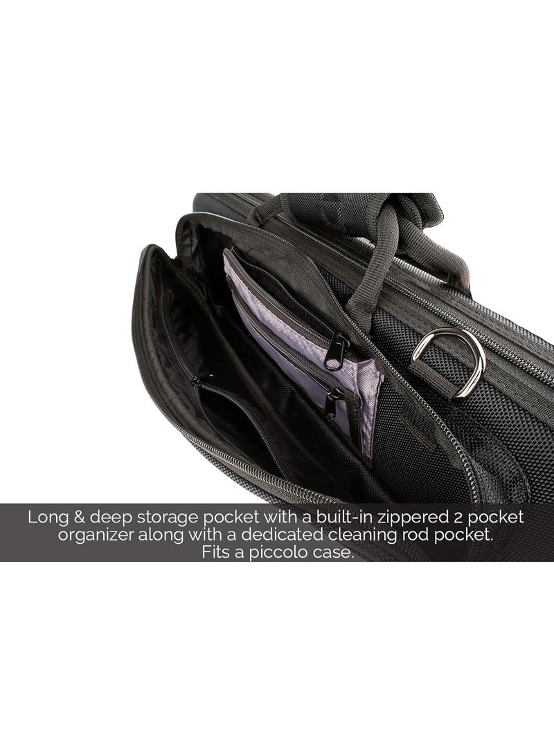 ProTec Protec PB308 Flute Slimline PRO PAC Case, Black  - Image 4