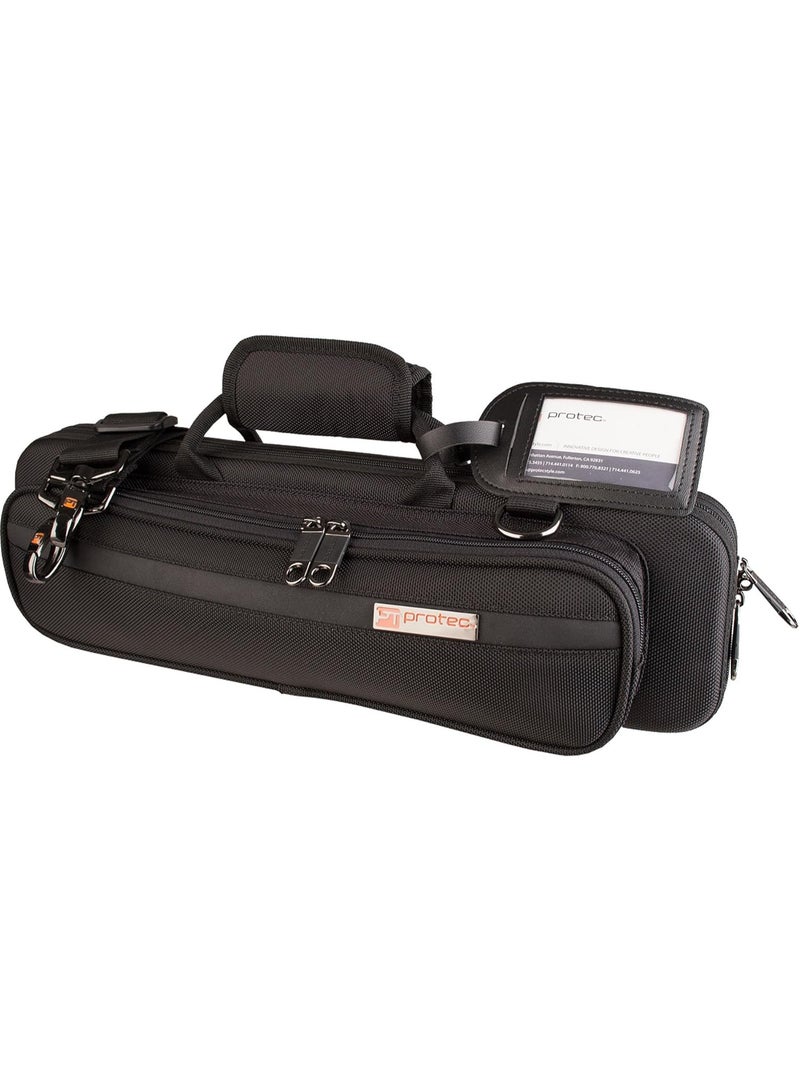 ProTec Protec PB308 Flute Slimline PRO PAC Case, Black  - Image 1