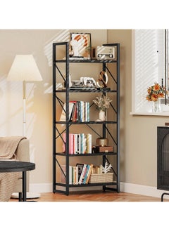 Gogoya 5 Tier Bookshelf Tall Bookcase Shelf Storage Organizer Modern Book Shelf for Bedroom Living Room and Home Office  - Image 1