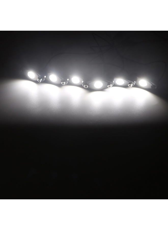 LY8 12 Pods White LED Rock Lights Neon Underglow Light for Car Truck ATV SUV Under Body Glow Light Trail Fender Lighting - Image 5