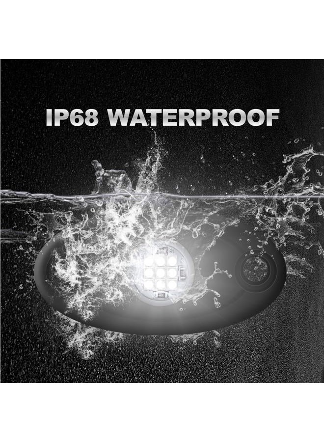 LY8 12 Pods White LED Rock Lights Neon Underglow Light for Car Truck ATV SUV Under Body Glow Light Trail Fender Lighting - Image 3