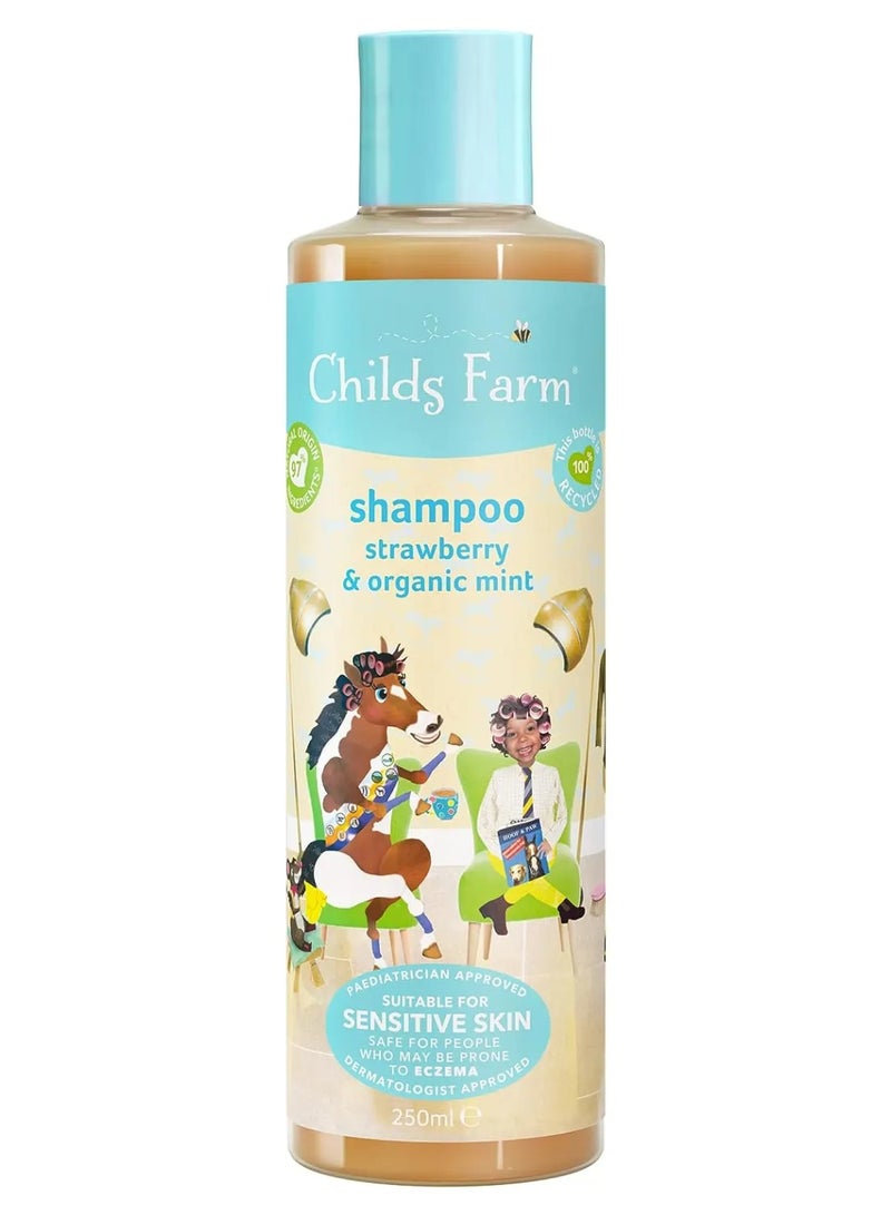 تشايلدز فارم شامبو تشايلدز فارم بالفراولة والنعناع العضوي 250 مل