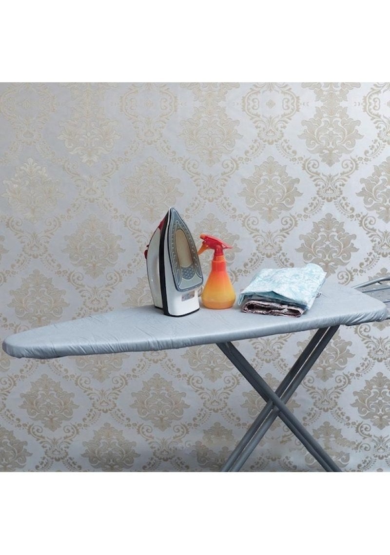 Ironing Cloth Cover: 140*50cm Silver Double-Layer Polyester Coated - High Temperature Resistant Non-Fading Durable Iron Cover for Household General Use - Image 2