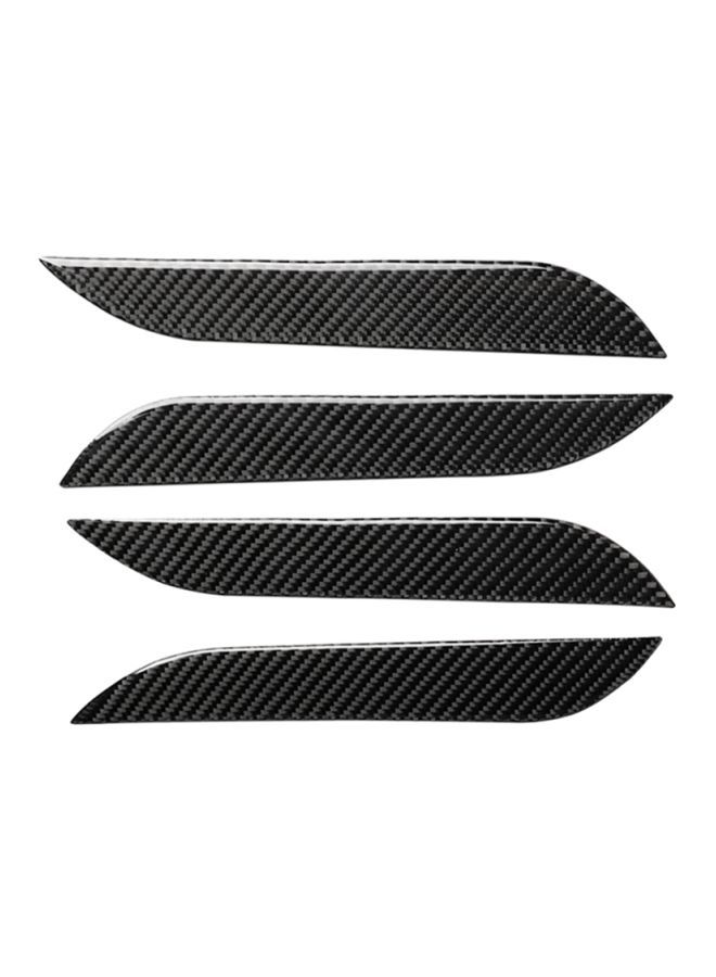 نيبمينينت مجموعة ملصقات واقية لمقبض باب سيارة تسلا طراز S من 4 قطع