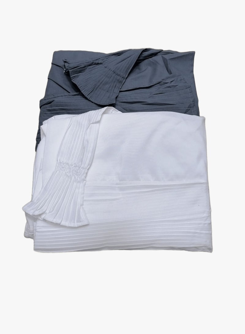 مون 2/شرشف صلاة مرد قطن ناعم ومريح للغاية  يتضمن طرحة ويغطي الجسم بالكامل بمقاس موحد وواسع مناسب لجميع الأجسام - Image 1