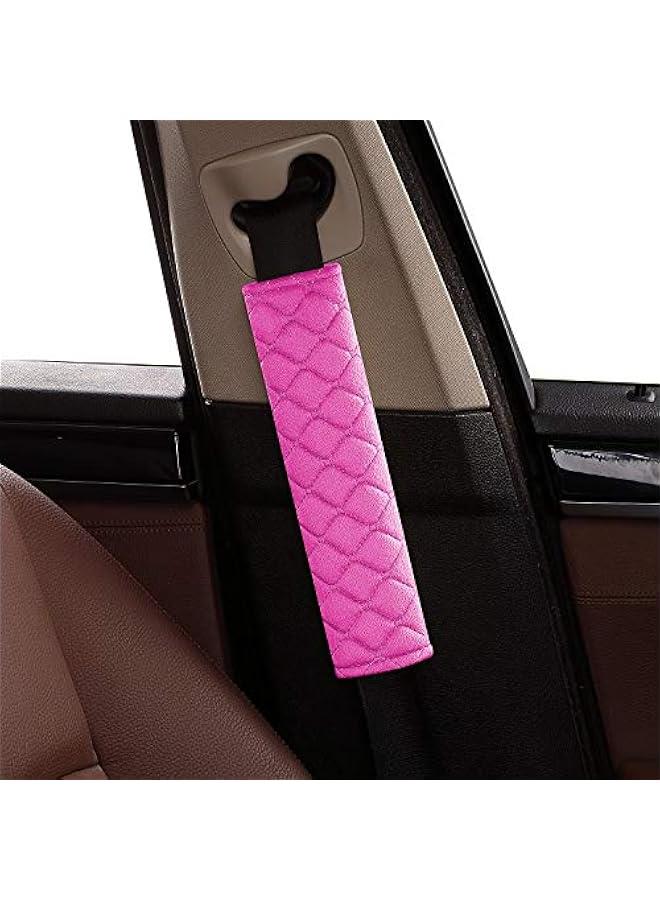 Generic 4 Pack Universal Car Seat Belt Pads, Adult Seat Belt Shoulder Strap Covers Harness Pad for Car/Bag,Soft Comfort Helps Protect You Neck Shoulder from The Seat Belt Rubbing (4pack-Pink) - Image 5