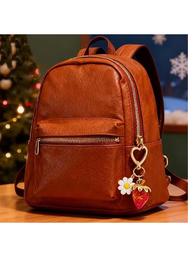 Strawberry Keychain for Women, Cute Strawberry Key Chains Ring Bag Charm Purse Charms, Bag Accessory Keychians Gift - Image 4