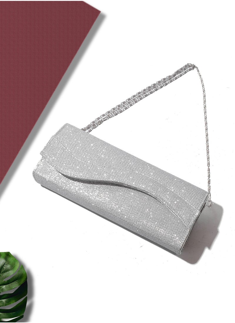 Run  Bag For Occasions  VS-1-Silver  - Image 1