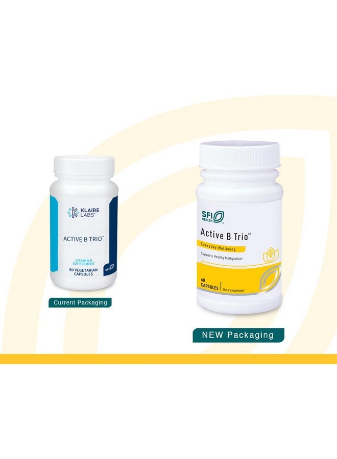 Klaire Labs Klaire Labs SFI Health Active B Trio - Methylated Vitamin B Complex with B6, B12 & Folate - Bioactive Vitamins for Enhanced Absorption - Promote Healthy Energy & Cognition (60 Capsules) - Image 2