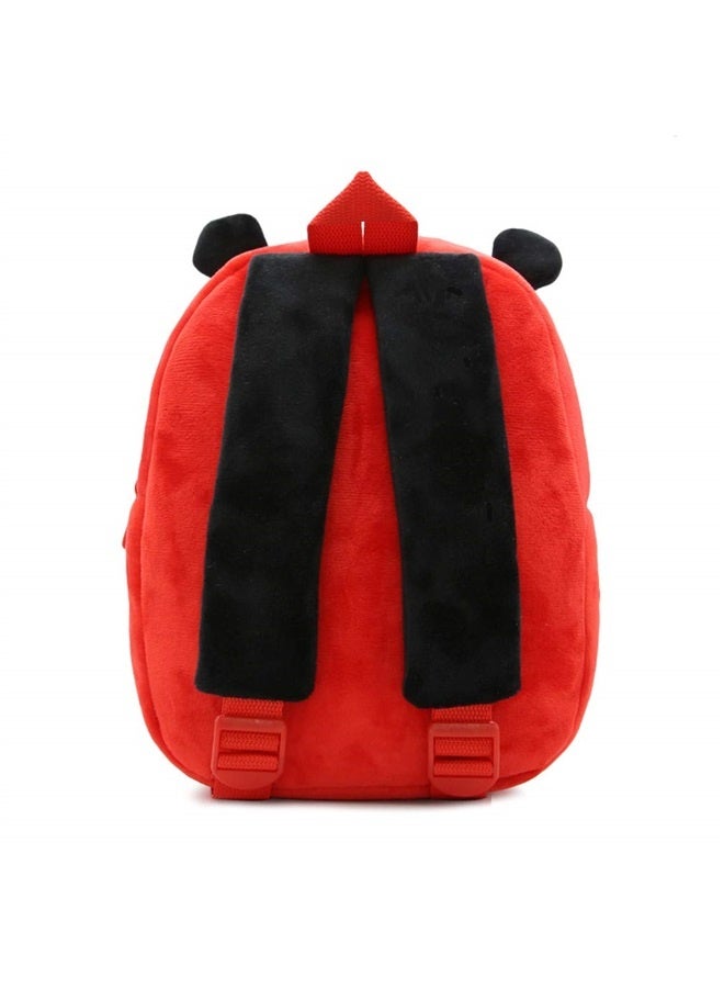 Cute Toddler Backpack Plush Animal Cartoon Mini Travel Daycare Bag for Baby Girl Boy 2-6 Years (Ladybug Red)  - Image 4