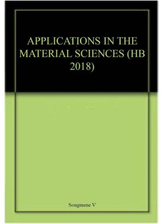 APPLICATIONS IN THE MATERIAL SCIENCES (HB 2018) - pzsku/ZB38E7D41B71B8591B0FBZ/45/_/1731331211/881a0be5-e793-42c3-a057-c300bc366afe