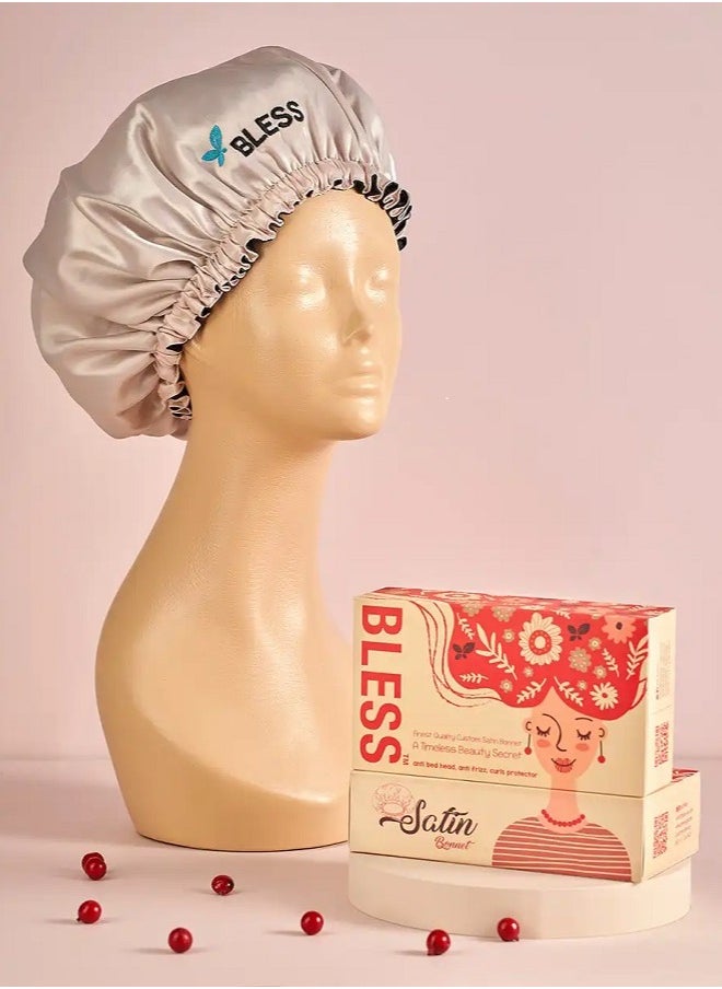 Bless Satin bonnet - Beige  - Image 3
