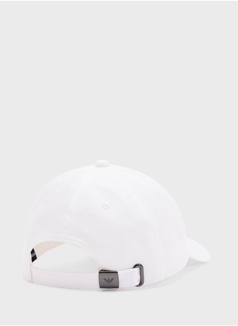 EMPORIO ARMANI Logo Beachwear Curved Peak Cap Cap  - Image 2