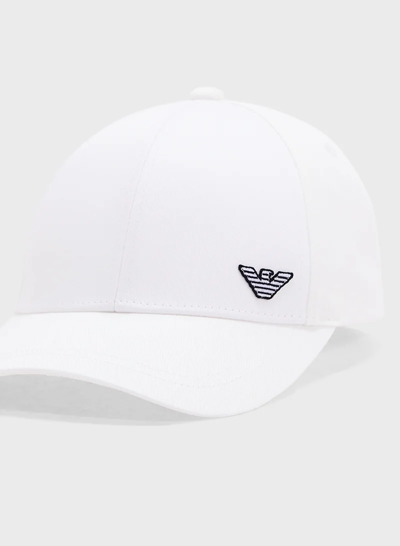 EMPORIO ARMANI Logo Beachwear Curved Peak Cap Cap