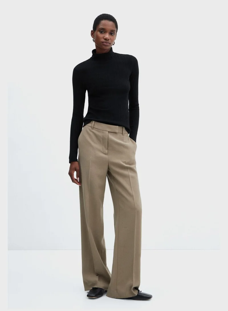 MANGO High Neck T-Shirt