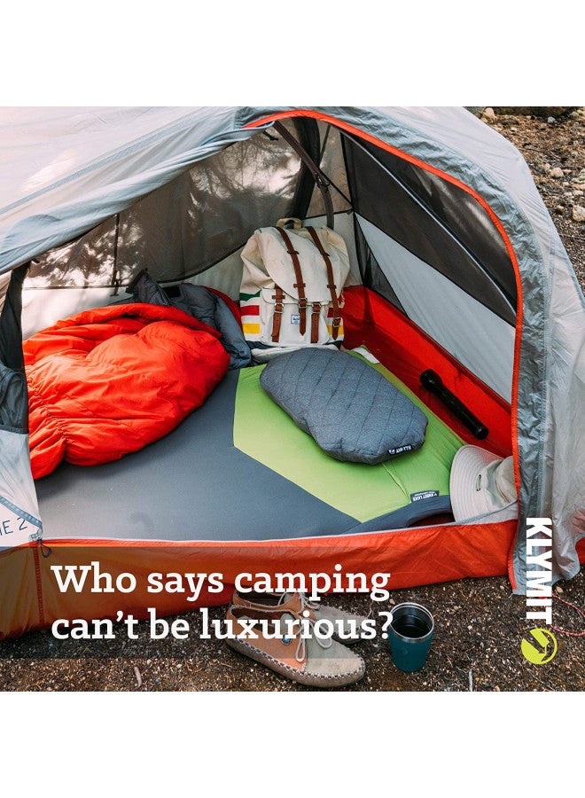 Klymit Static V Sheet, Sleeping Pad Cover,Green/Grey - Image 3