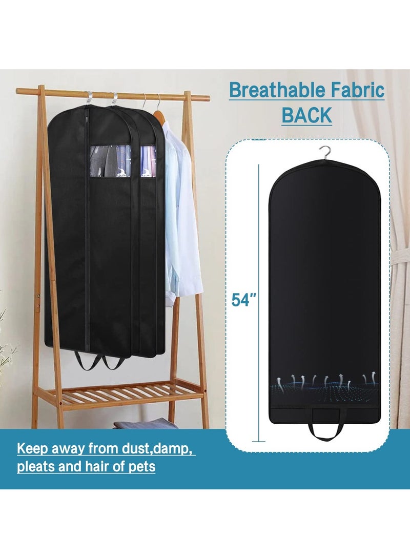 LOKIPA 54" Garment Bag for Travel, Gusseted Suit Bags for Men With Handles Garment Bags for Hanging Clothes Storage Suit Cover for Dress, Coats, Jackets, Shirts  - Image 5