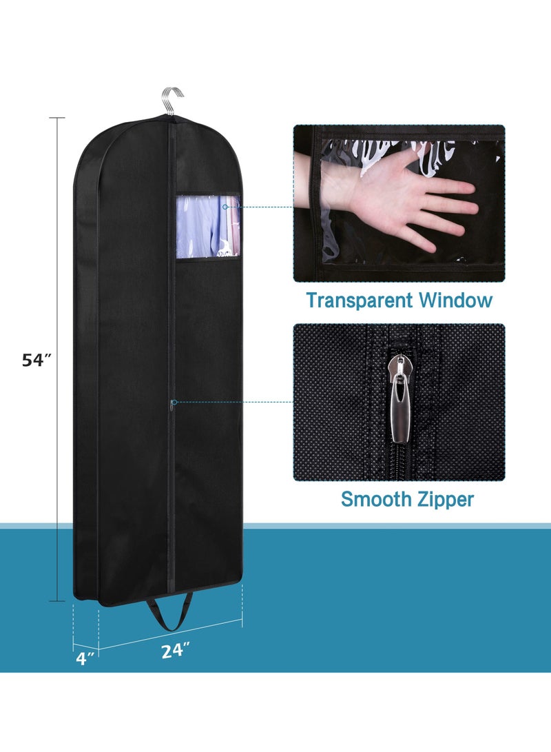 LOKIPA 54" Garment Bag for Travel, Gusseted Suit Bags for Men With Handles Garment Bags for Hanging Clothes Storage Suit Cover for Dress, Coats, Jackets, Shirts  - Image 4