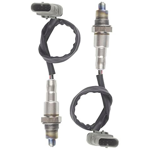 higherbro 2PCS Oxygen O2 Sensor 1 & 2 for 2018-2021 Chevrolet Equinox GMC Terrain 1.5L; 2016-2017 Chevrolet Volt 1.5L Upstream + Downstream - Image 1