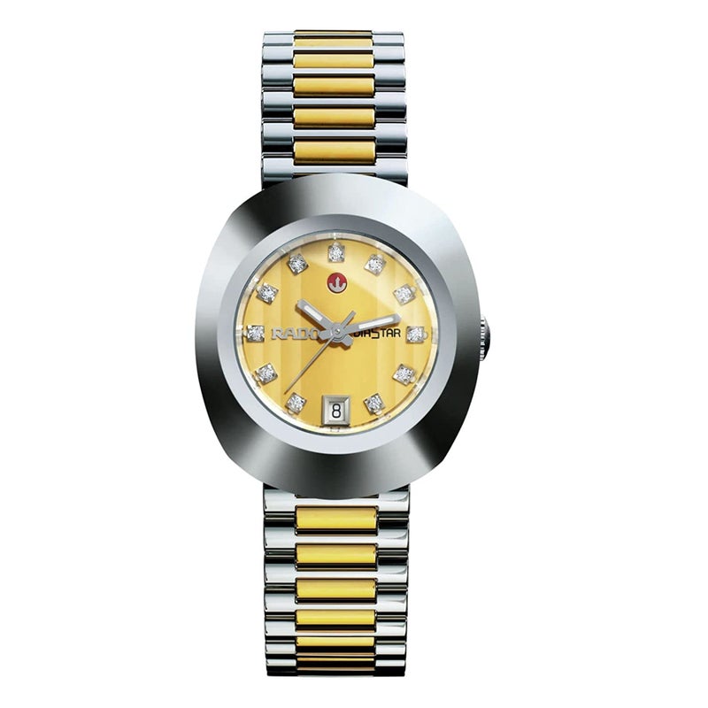 Rado DiaStar Original Swiss Automatic Watch with Stainless Steel Strap, Gold, 21 (Model: R12403633) - Image 2