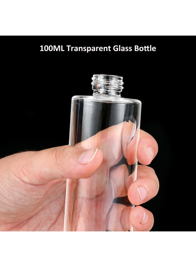 YY-ريشير بخاخ زيت، زجاجة زيت زيتون شفافة سعة 100 مل، زجاجة رذاذ زيت زجاجية للطبخ والقلي والشواء والقلي الهوائي - Image 5