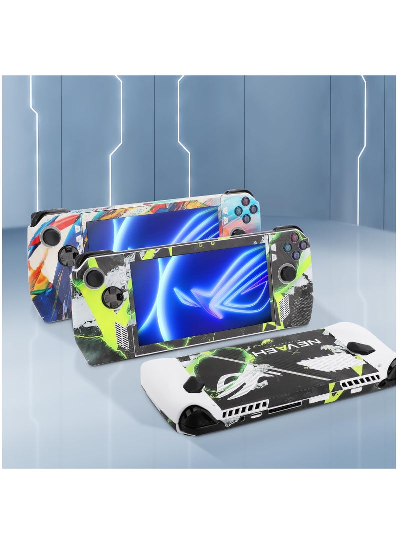 SOLARAE For ROG Ally Decorative Stickers Protective Film, Personalized Colorful Cool Trendy DIY Sticker for ROG Ally Gaming Console Scratch Protection Cover Accessories - Image 5