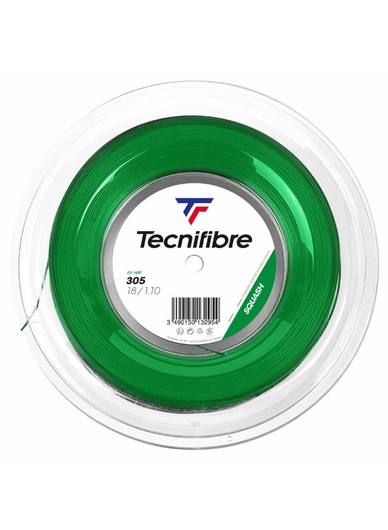 تيكني فايبر Tecnifibre 305 Green 18g / 1.10mm Squash String Reel 200m - Image 2