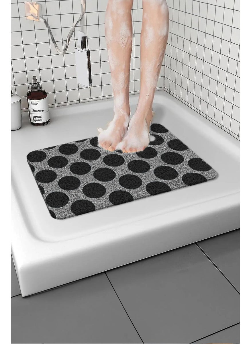 Paspas Yap - Make a Doormat Polka Dot Wet Floor Bathroom Mat Non Slip - Image 1
