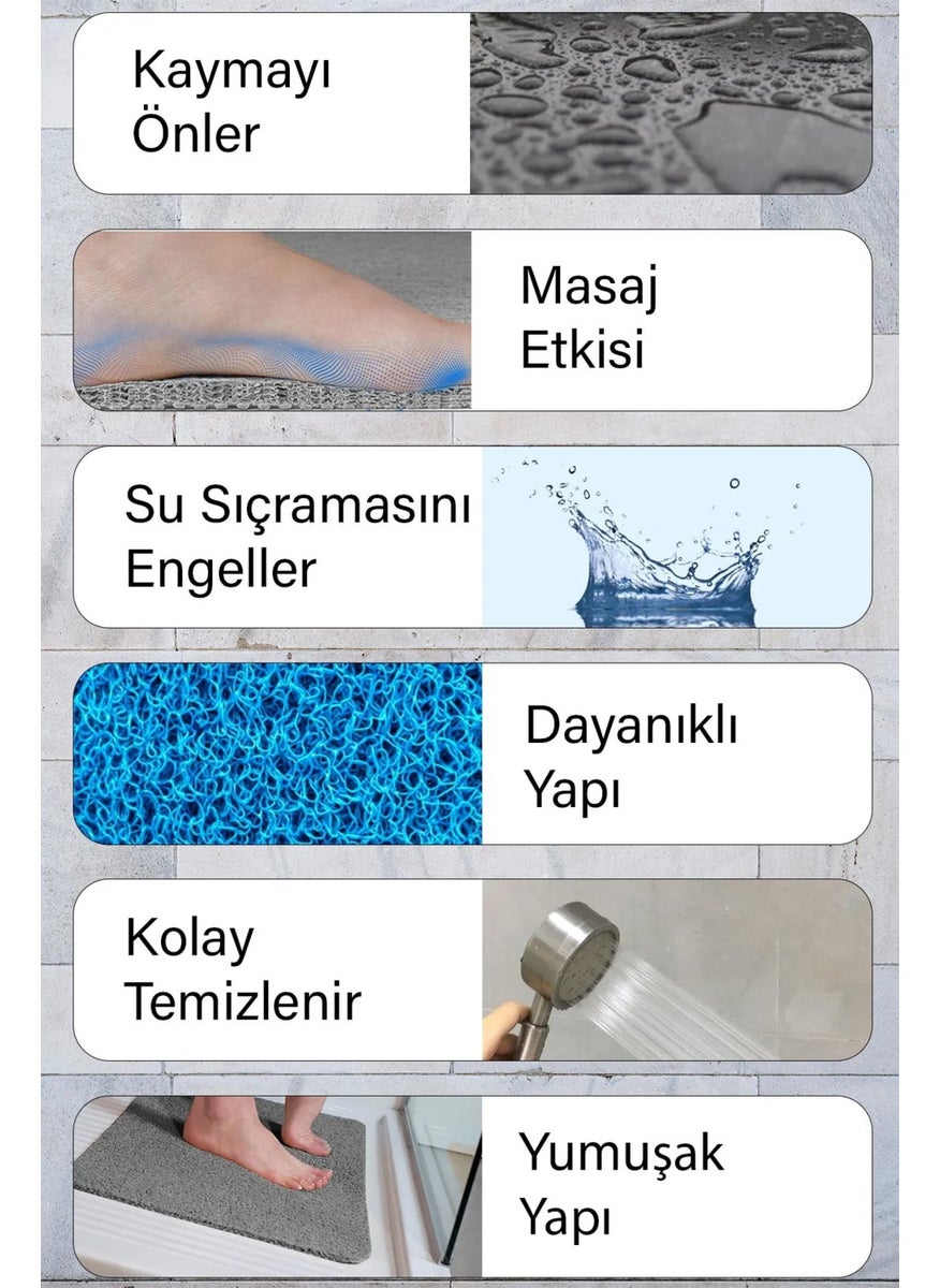 Paspas Yap - Make a Doormat Polka Dot Wet Floor Bathroom Mat Non Slip - Image 1