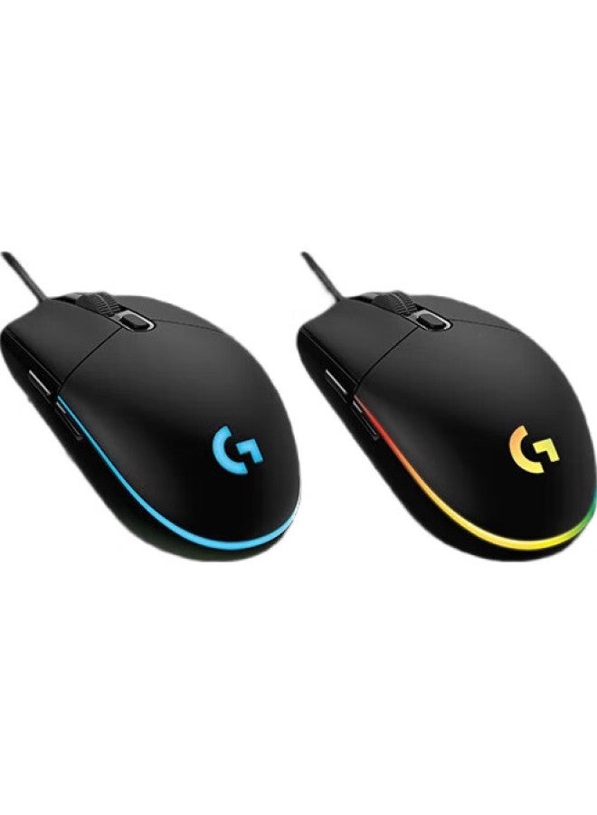 G102 Wired Gaming Mouse, Light Purple, Rgb Lighting Effects, Lightweight Design, Pubg Mouse, Cyberpunk, 200-8000 Dpi - Image 2