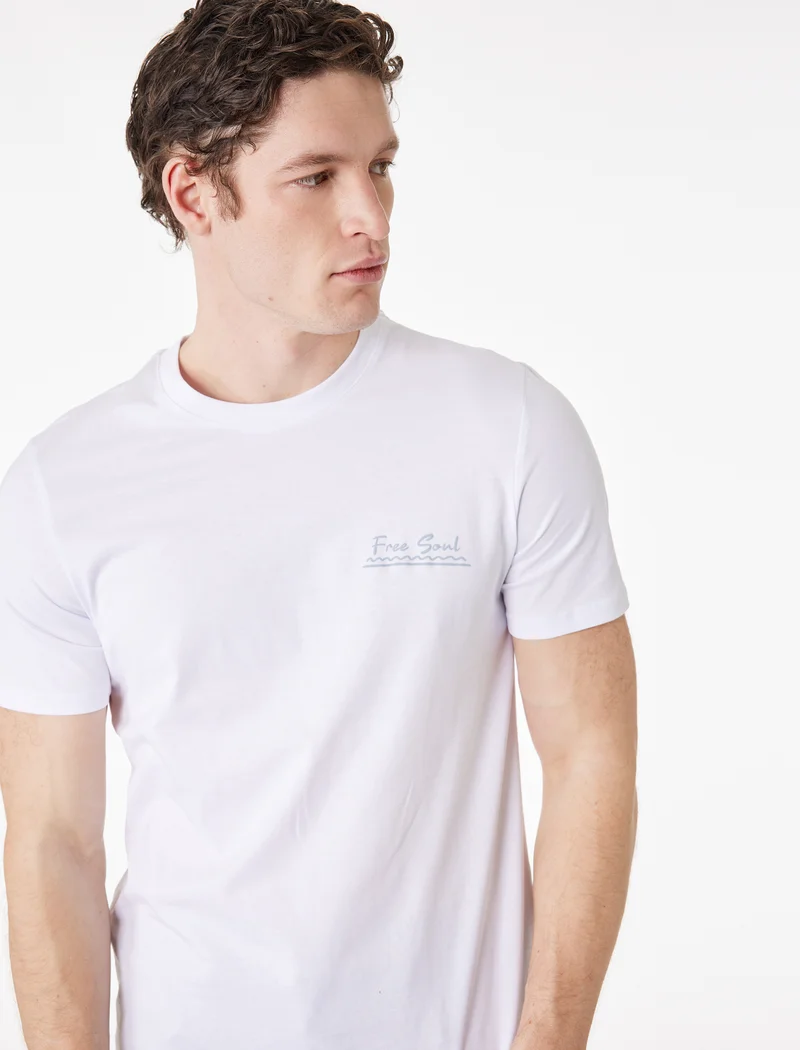 KOTON Back Printed T-Shirt
