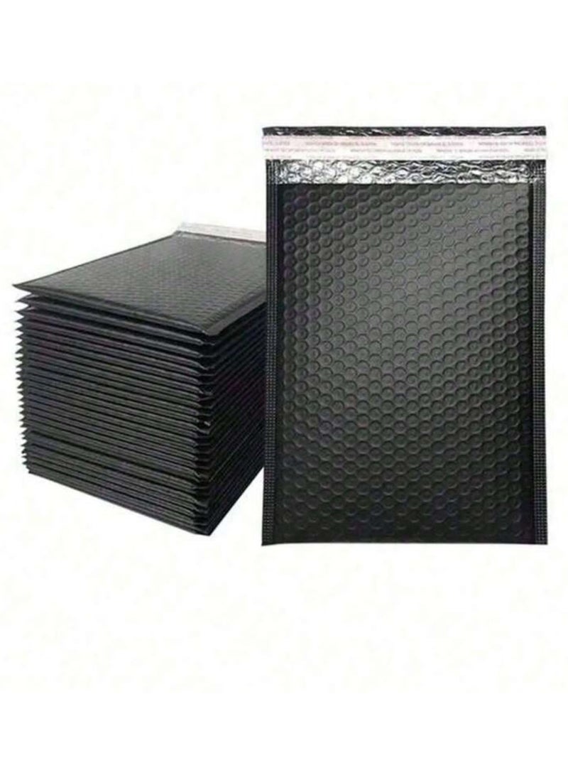 Bubble Bags 10pcs Self Sealing Plastic Bubble Bags with Strong Adhesive High Quality Anti Static Padded Bags for Shipping Storage and Transport black size 29*23 - Image 2