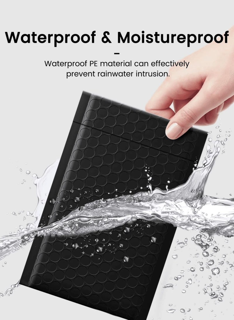 Bubble Bags 10pcs Self Sealing Plastic Bubble Bags with Strong Adhesive High Quality Anti Static Padded Bags for Shipping Storage and Transport black size 29*23 - Image 5