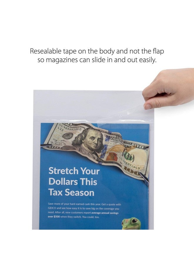 TitanShield Resealable Magazine Bags 8 3/4" X 11 1/8" With 1 1/2" Flap. (150 Count)  - Image 3