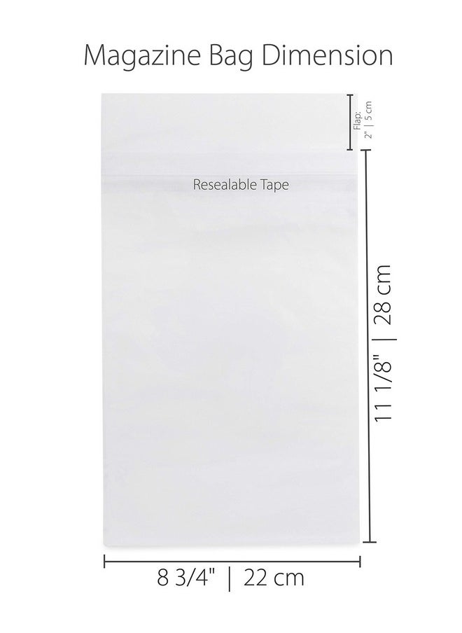 Resealable Magazine Bags 8 3/4" X 11 1/8" With 1 1/2" Flap. (150 Count) - pzsku/ZB38F694C8DE4AE04D414Z/45/_/1724128471/cb0de381-1946-46fc-9a7b-5dd131020865