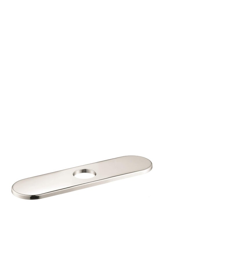 hansgrohe 11-inch Coordinating Base Plate Modern Easy Install in Polished Nickel, 14019831 - Image 4
