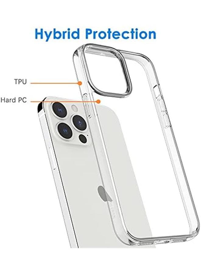 جي تيك جراب لهاتف iPhone 13 Pro مقاس 6.1 بوصة، غطاء خلفي شفاف مقاوم للصدمات غير قابل للاصفرار ومضاد للخدش - Image 3