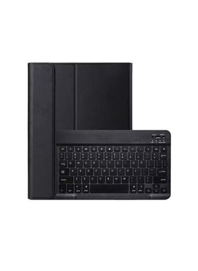 Generic - Keyboard Case for iPad 10.2 inch iPad 8th Generation (2020), 7th Gen, Air 3, Pro 10.5, Smart Keyboard Slim Cover with Pencil Holder, Magnetically Detachable Wireless Bluetooth Keyboard (Black) - Image 1