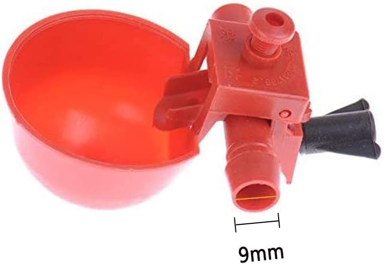 Litewoo Mcitymall66 10Pcs Feed Automatic Poultry Water Drinking Cups Bird Coop Chicken Fowl Drinker - Image 2