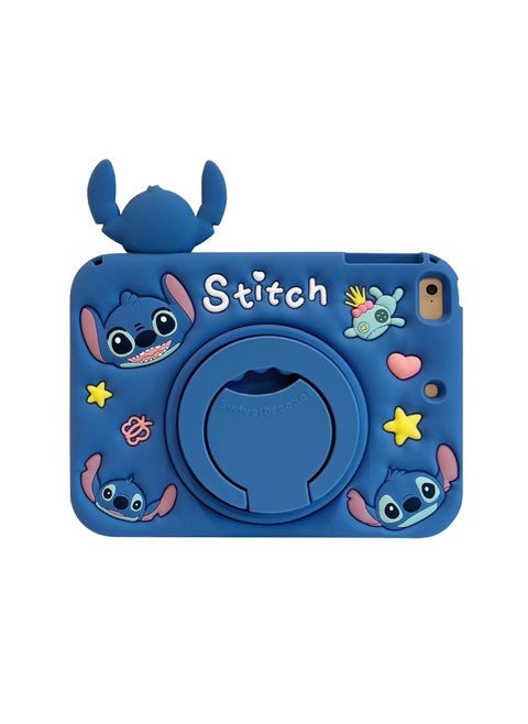 Papoose Stitch Silicone Protective Case with Rotating Stand, Stylus Slot, and 3D Design for 2024 iPad Pro 11-inch