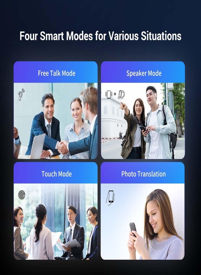 Wooask AI Translation Earbuds Real Time, 144 Language Translator Earbuds Open Ear Design 3-in-1 AI Translation Earbuds Real Time F56 White (No Offline Package) (No Offline Package) - Image 4