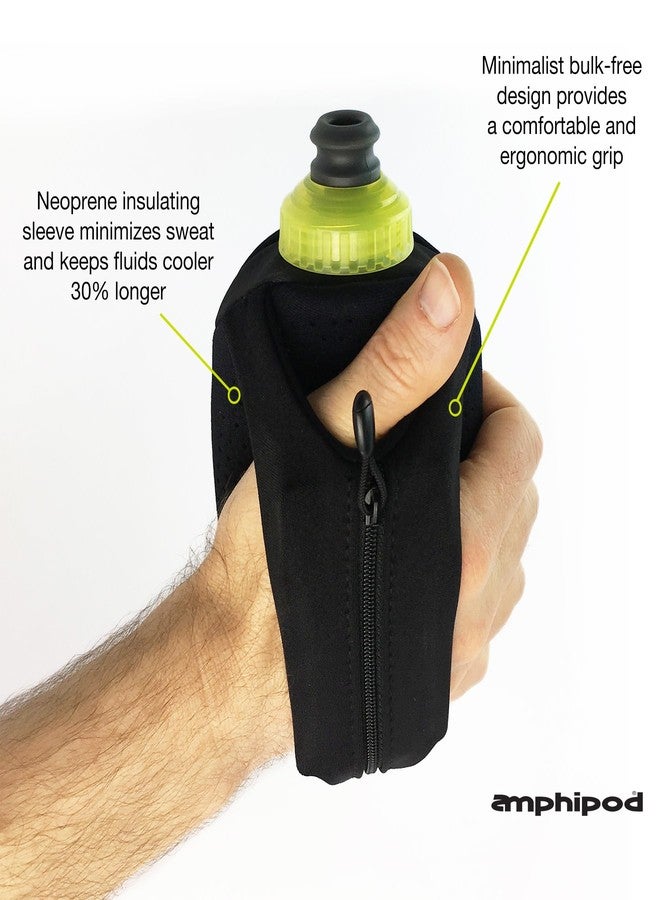 Amphipod Hydraform Ergo-Lite Handheld Water Bottle, BPA-Free Minimalist Insulated Hydration for Ultra-Running & Walking - Hi-Viz - 10.5 oz - Image 2