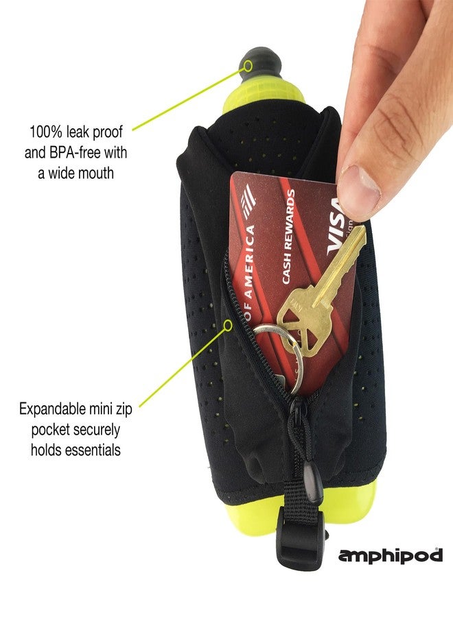 Amphipod Hydraform Ergo-Lite Handheld Water Bottle, BPA-Free Minimalist Insulated Hydration for Ultra-Running & Walking - Hi-Viz - 10.5 oz - Image 3